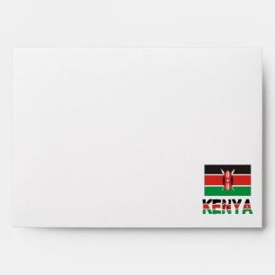 Kenya and Kenyan Flag Envelopes