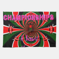 Kenya Athletics World Championships: Swirling Flag