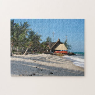 Kenya Beach House. Jigsaw Puzzle