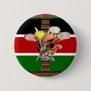 Kenya Birthday 6 Cm Round Badge