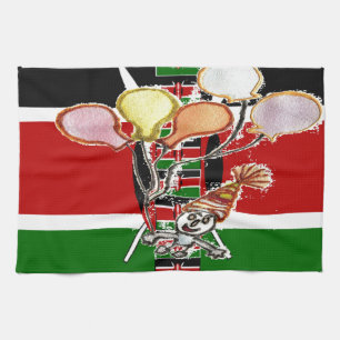Kenya Birthday Tea Towel