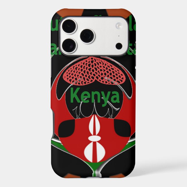 Kenya Butterfly Flag Art – Hakuna Matata Patriotic (Back)