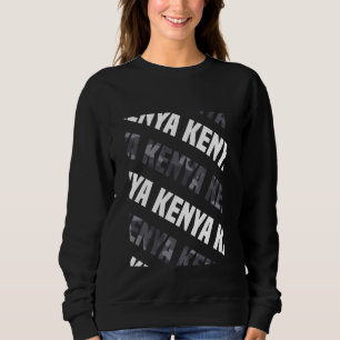 Kenya Camo Pattern Grey Camouflage Sweatshirt