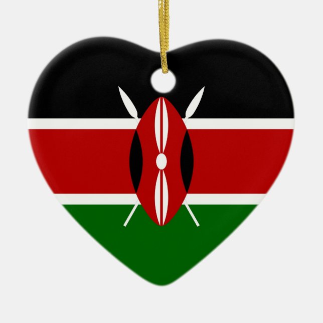 KENYA CERAMIC TREE DECORATION (Front)