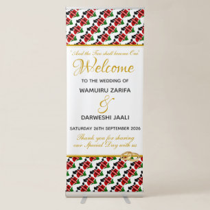 KENYA Christian Wedding Celebration Custom Retractable Banner