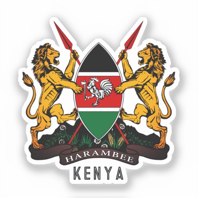 Kenya coat of arms (Front)