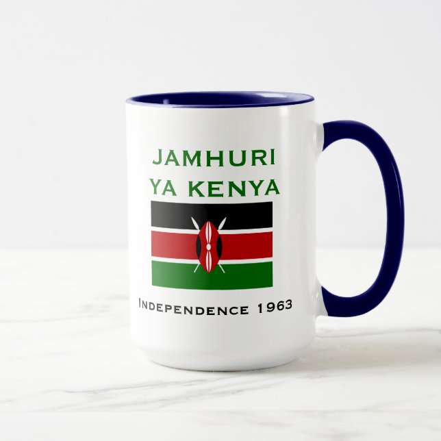 KENYA* Coat of Arms and Flag Mug (Right)