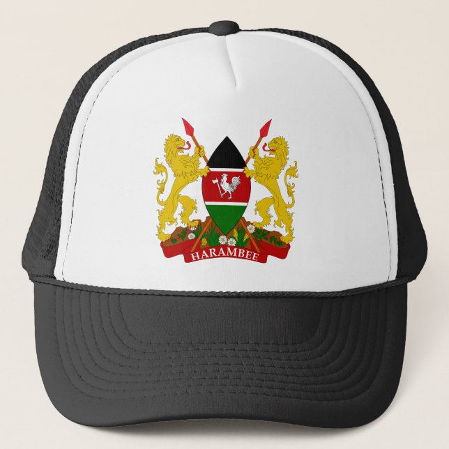kenya emblem trucker hat (Front)