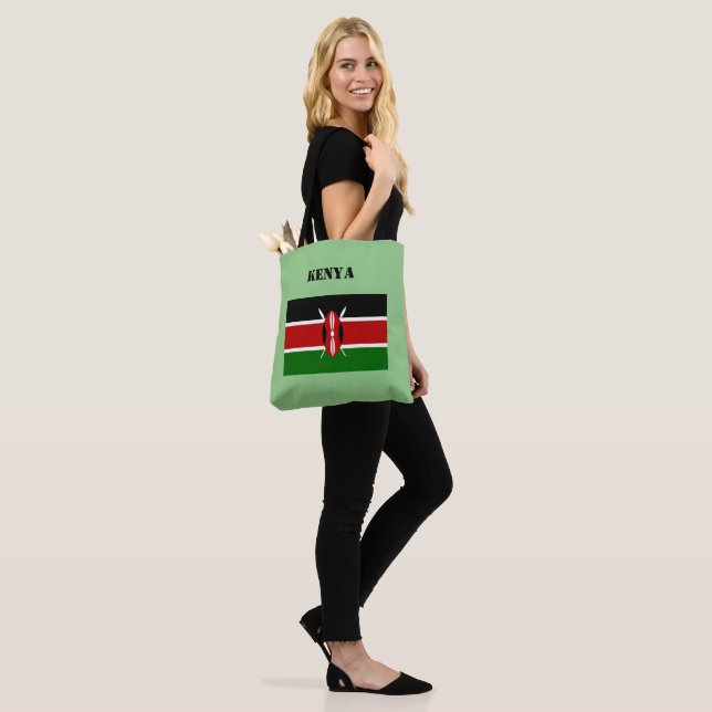 Kenya Flag Africa  Tote Bag (On Model)
