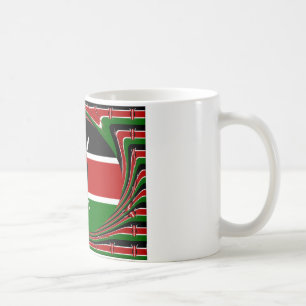 Kenya Flag Art – Patriotic & Modern Design Coffee Mug
