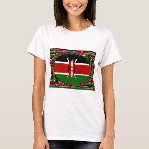 Kenya Flag Art – Patriotic & Modern Design T-Shirt