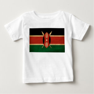 Kenya Flag Baby T-Shirt