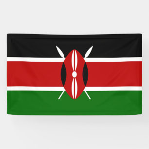 Kenya flag banner