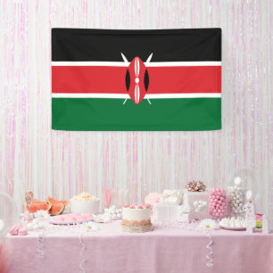 Kenya flag banner