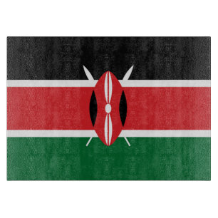 Kenya flag cutting board