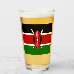 Kenya flag  glass