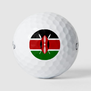 Kenya flag golf balls