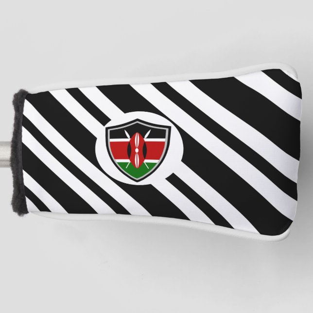 Kenya flag golf head cover (Front)