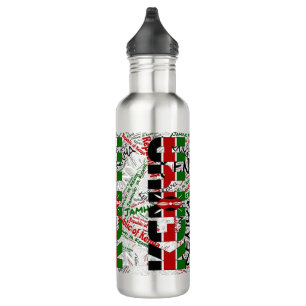 Kenya Flag Gorgeous Patriotic 710 Ml Water Bottle