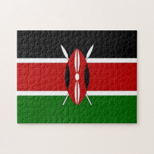 Kenya - Flag - Jigsaw Puzzle