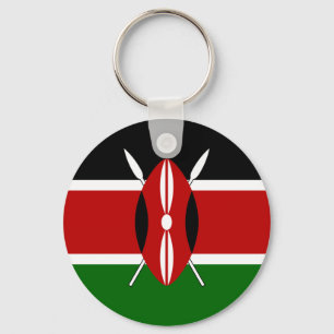 Kenya Flag Key Ring