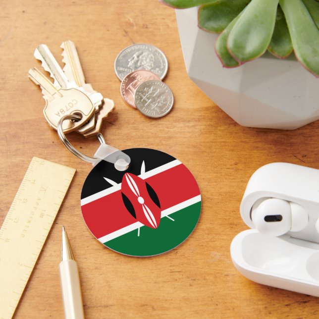 Kenya flag key ring (Desk)