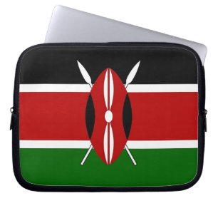 Kenya Flag Laptop Sleeve