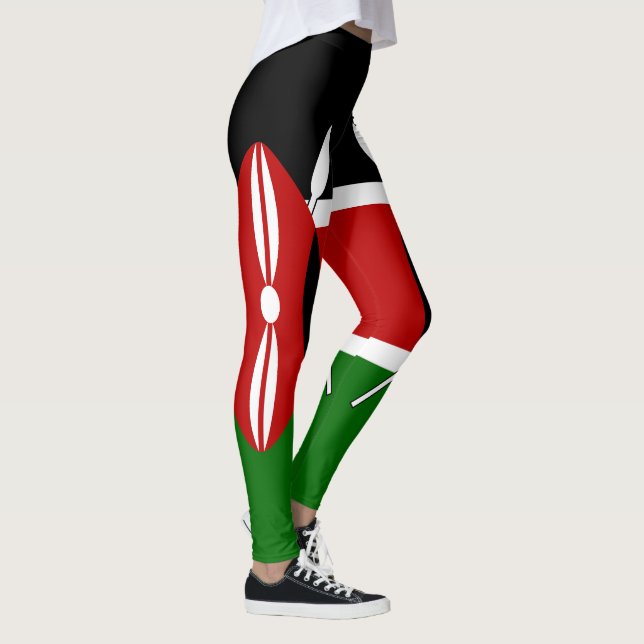 Kenya Flag Leggings (Right)