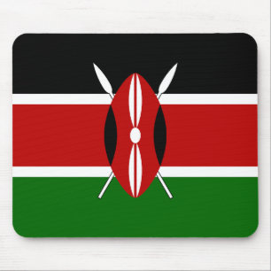 Kenya Flag Mouse Mat