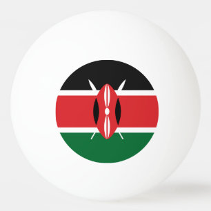 Kenya flag ping pong ball