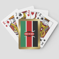 Kenya Flag Playing Cards