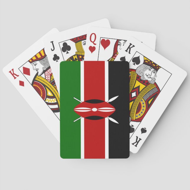 Kenya Flag Playing Cards (Back)