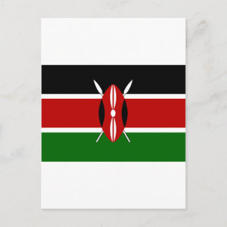 Kenya Flag Postcard