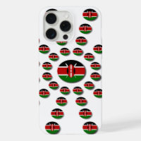 Kenya Flag Radial Pattern: Patriotic Art & Decor