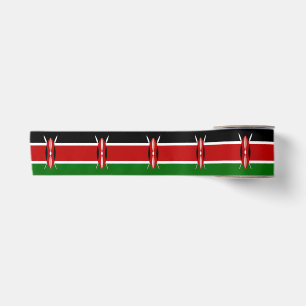 Kenya Flag Satin Ribbon
