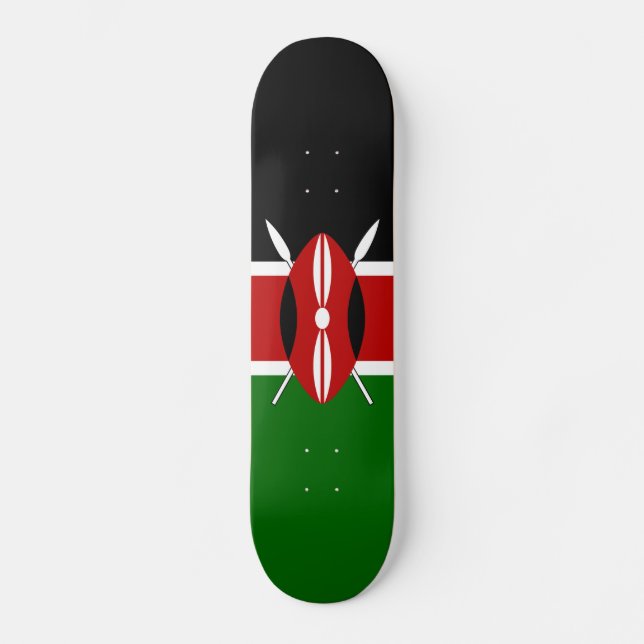 Kenya Flag Skateboard (Front)
