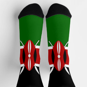 Kenya Flag Socks