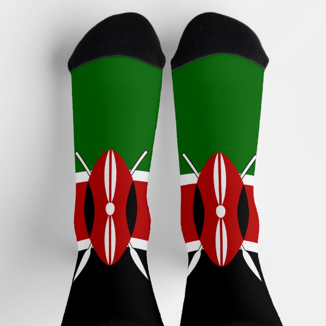 Kenya Flag Socks (Top)