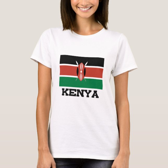 Kenya Flag T-Shirt (Front)