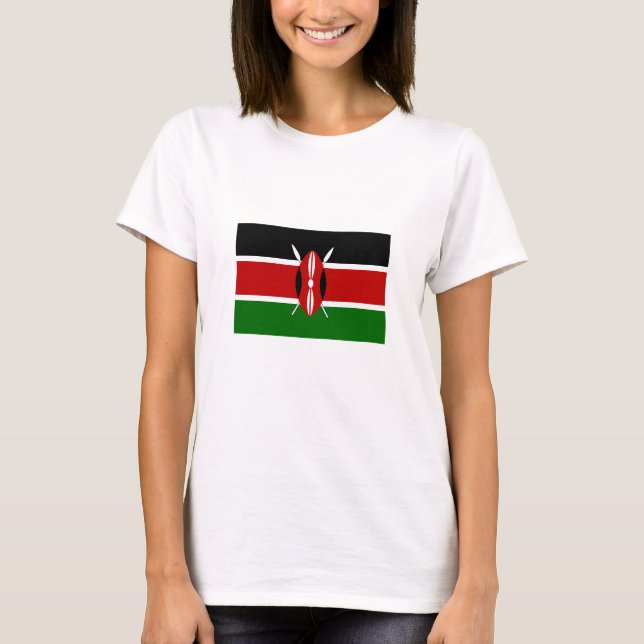 Kenya Flag T-Shirt (Front)