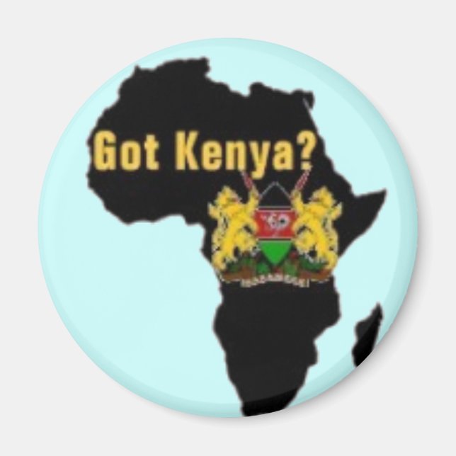 Kenya Flag T-Shirt  And Etc Magnet (Front)
