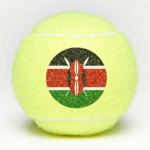 Kenya Flag Tennis Balls