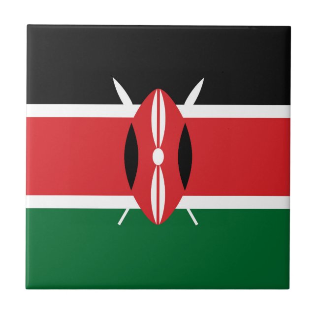 Kenya flag tile (Front)