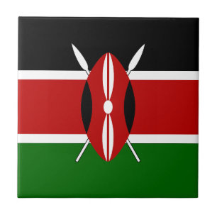 Kenya Flag Tile
