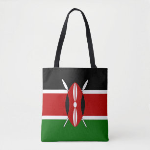 Kenya Flag Tote Bag