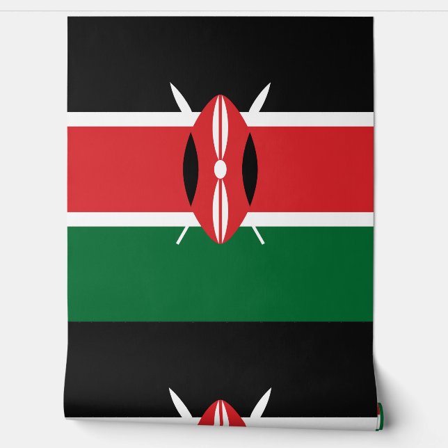 Kenya flag wallpaper (Unrolling)