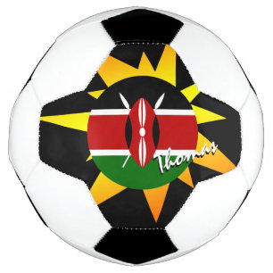 Kenya Football & Kenyan Flag / BANG