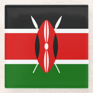 Kenya Glass Coaster