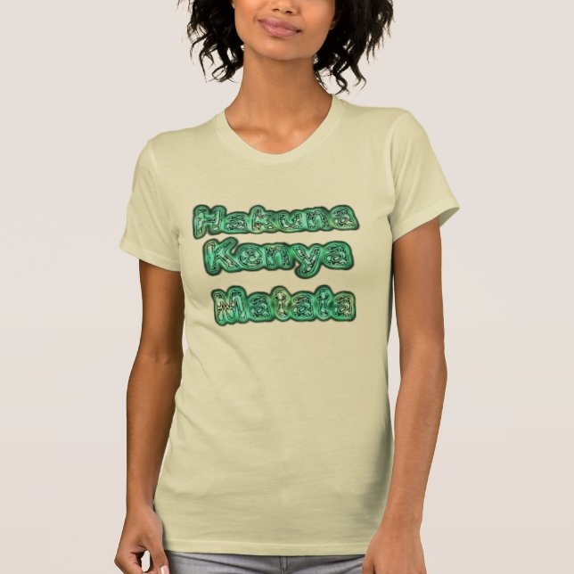 Kenya Going Green Hakuna Matata Tshirt (Front)