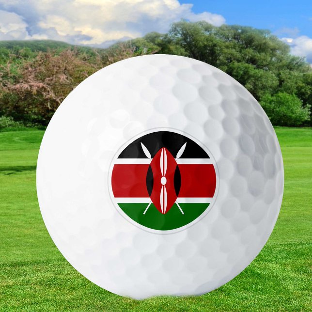 Kenya Golf Balls, Kenyan Flag Golfers / Patriots Balls (Creator Uploaded)